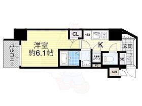 レジュールアッシュOSAKAデイフィール  ｜ 大阪府大阪市東淀川区豊新５丁目（賃貸マンション1K・7階・24.53㎡） その2