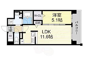 エムズセントラル上新庄  ｜ 大阪府大阪市東淀川区小松１丁目（賃貸マンション1LDK・7階・40.79㎡） その2