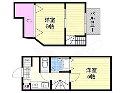 ファイブツー 2Kの間取図画像