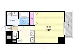 パレス東洋豊里2 ワンルームの間取図画像