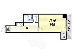新菅原マンション 1Kの間取図画像