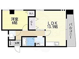 サンピアふじ 1LDKの間取図画像