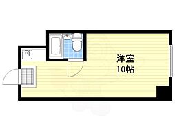 ステュディオ新大阪 ワンルームの間取図画像
