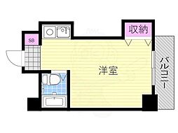 ラ・セレッソ ワンルームの間取図画像