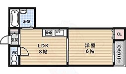 エクト1 1LDKの間取図画像