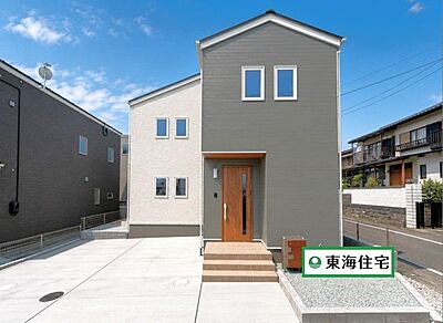 外観:多賀城市鶴ケ谷2丁目に佇む新築一戸建て 外観:多賀城市鶴ケ谷2丁目に佇む新築一戸建て