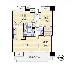 間取図画像 3LDK