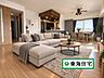 リビング/ダイニング：LDK約18.9帖の広さ！たっぷりの採光と通風を感じられる角部屋！　※家具はCGによるイメージです