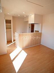 つくばエクスプレス 流山おおたかの森駅 徒歩11分の賃貸アパート 1階1LDKのリビング/ダイニング