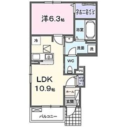 間取図画像 1LDK