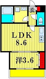 間取図画像 1LDK