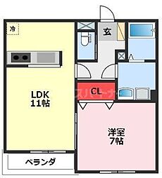 間取図画像 1LDK