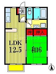 プレジオ・T1 1LDKの間取図画像