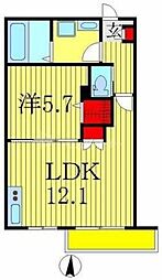 DOLCEVITA 1LDKの間取図画像