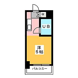 フォーラムイン東京 ワンルームの間取図画像