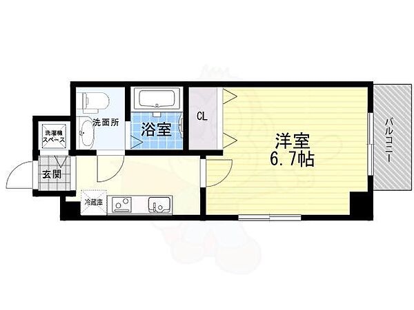 ラ・フォーレ野江内代2 ｜大阪府大阪市都島区内代町３丁目(賃貸マンション1K・9階・23.76㎡)の写真 その2