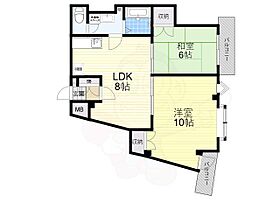 辻本マンション  ｜ 大阪府大阪市旭区清水３丁目（賃貸マンション2LDK・2階・45.00㎡） その2