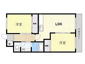 メゾンドアルモ二ー  ｜ 大阪府大阪市旭区新森７丁目（賃貸マンション2LDK・3階・57.44㎡） その2