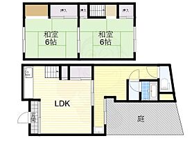 大阪府大阪市都島区毛馬町４丁目（賃貸テラスハウス2LDK・1階・79.62㎡） その2