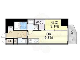 大阪府大阪市都島区中野町４丁目（賃貸マンション1DK・9階・27.23㎡） その2