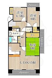 パードレ関目 3LDKの間取図画像