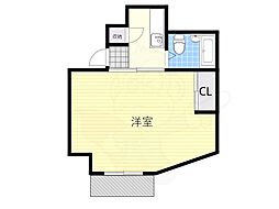 メゾン・ド・モデラード 1Kの間取図画像