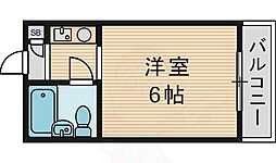 グリーンハイツ新森 1Kの間取図画像