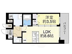 プレサンス京橋GREEN YARDアルミラ 7階/-