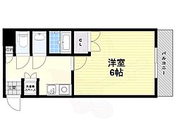 マキシ 1Kの間取図画像