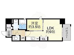 アーバンリンク森小路駅前 1LDKの間取図画像