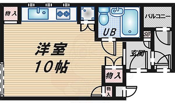 大阪府豊中市曽根南町１丁目(賃貸マンション1R・3階・24.00㎡)の写真 その2