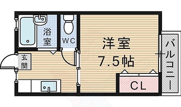 ラルーチェ ｜大阪府豊中市本町９丁目(賃貸アパート1K・2階・21.00㎡)の写真 その2