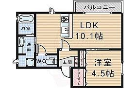 大阪府豊中市曽根西町３丁目6番13号（賃貸アパート1LDK・1階・35.44㎡） その2