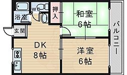 間取図画像 2DK
