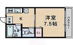 末広マンション 1DKの間取図画像