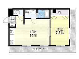 長尾第一ビル 4階/-