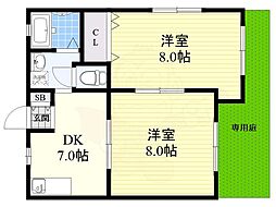 コート豊中 1階/-
