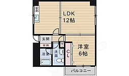 ウインディパークサイド 1LDKの間取図画像