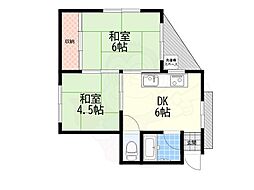 阪急宝塚本線 岡町駅 徒歩8分 2階/-