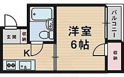 ドリームマンション 1Kの間取図画像