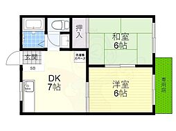 阪急宝塚本線 曽根駅 徒歩19分 1階/-