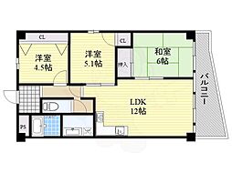 ヌーボー柴原 6階