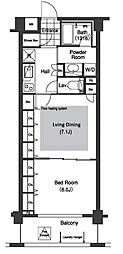 コンフォリア下落合 1LDKの間取図画像