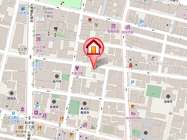東京都台東区松が谷3丁目(賃貸マンション1LDK・3階・40.09㎡)の写真 その12