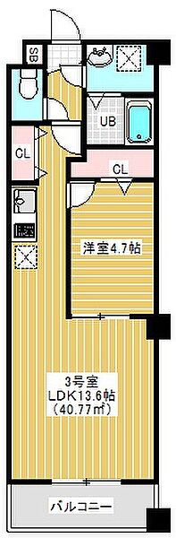 スぺランザ新検見川 703｜千葉県千葉市花見川区南花園2丁目(賃貸マンション1LDK・7階・40.77㎡)の写真 その2