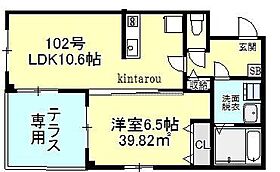 千葉県千葉市中央区新宿1丁目（賃貸マンション1LDK・1階・39.82㎡） その2