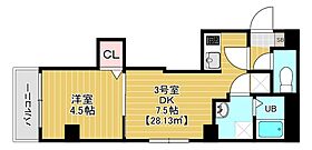 コティ港町 403 ｜ 千葉県千葉市中央区港町（賃貸マンション1DK・4階・28.13㎡） その1