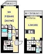 グランブルー森下 501 ｜ 東京都江東区新大橋3丁目16-4（賃貸マンション1LDK・5階・56.27㎡） その2