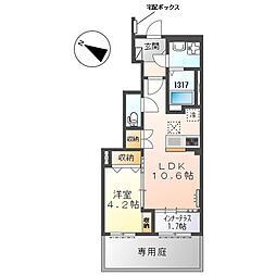 間取図画像 1LDK