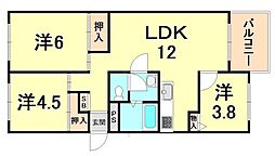 阪神本線 打出駅 徒歩20分